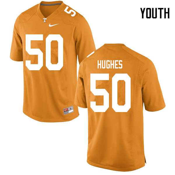 Youth #50 Cole Hughes Tennessee Volunteers College Football Jerseys Sale-Orange - Click Image to Close
